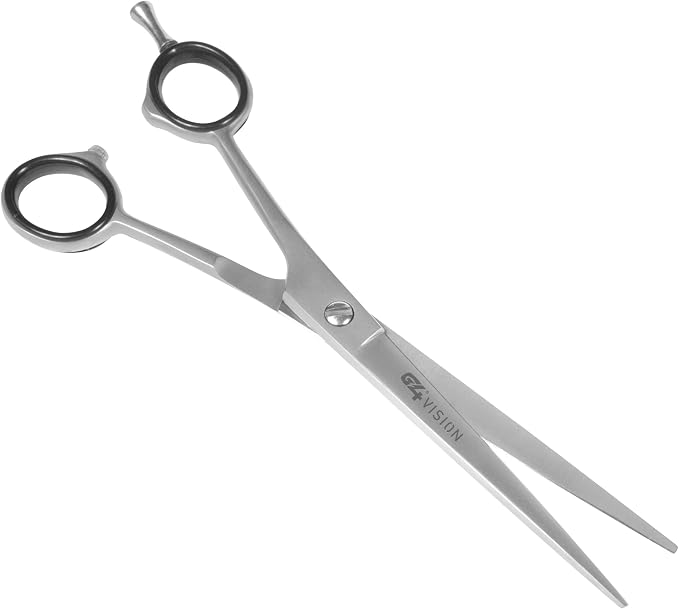 G4 Vision Left Hand Pro Barber Scissors for Salon Shears Edge Hair Cutting Grooming Lefty (6 in)