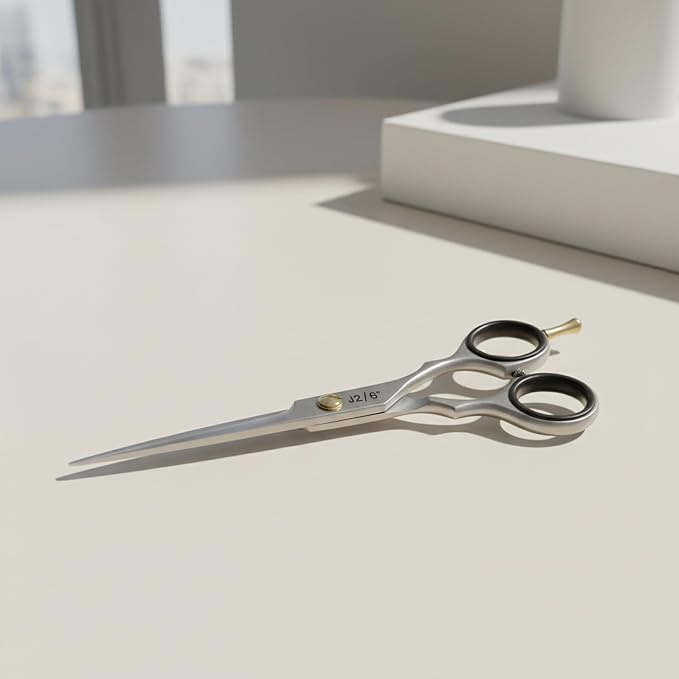 G4 J2 Japanese Steel Barber Hair Cutting Scissors Shears Tempered Stainless Razor Sharp Mustache Haircut Hairdresser