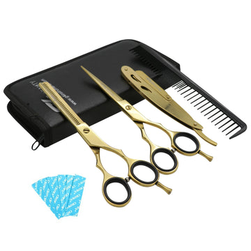 Professional Barber Hair Cutting Thinning Scissors Shears Kit Salon Hairdressing