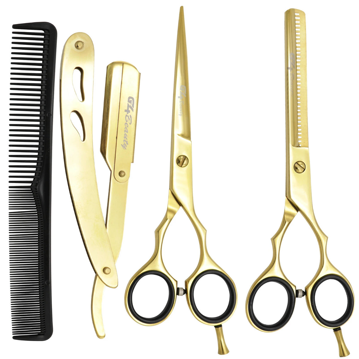 Professional Barber Hair Cutting Thinning Scissors Shears Kit Salon Hairdressing